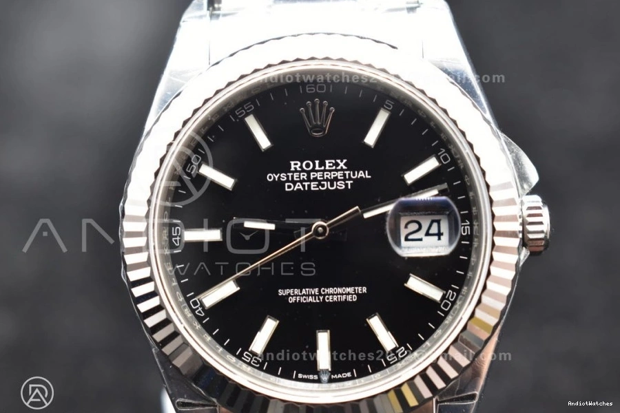 Edition 904L VSF 41 on 615 SS VS Black 126334 DateJust Oyster Best Sleek 1:1 Dial Bracelet 1006
